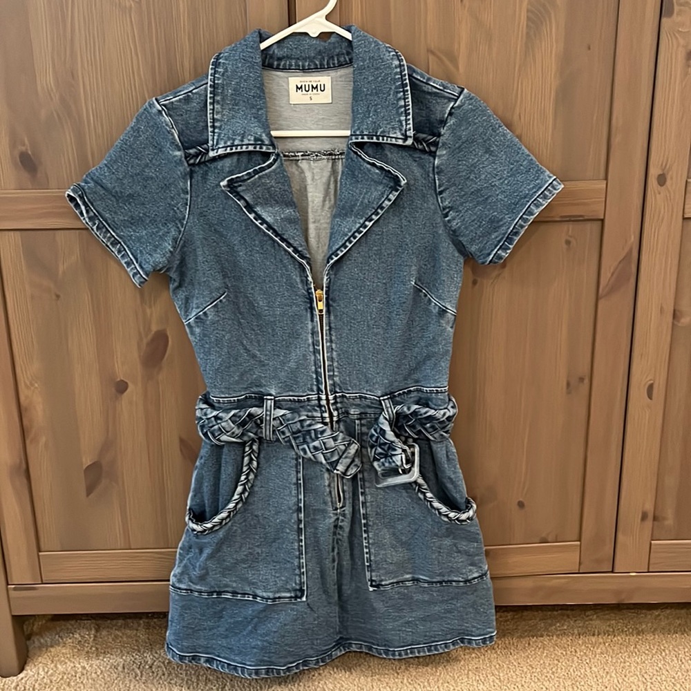 EUC denim dress